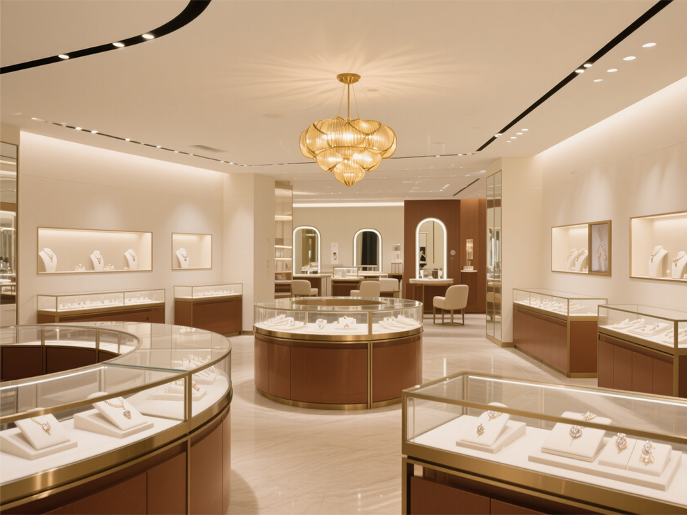 Bahrain Jewelry Brand High-End Luxury Shop Jewelry Showcase Project