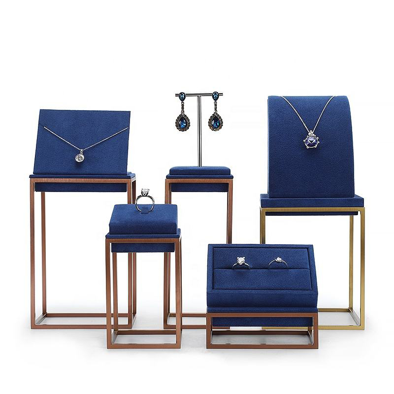 Rings, earrings,  necklaces, pendants, jewelry window display racks