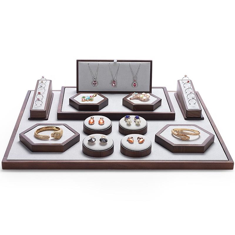 Rings, earrings,  necklaces, pendants, jewelry window display racks