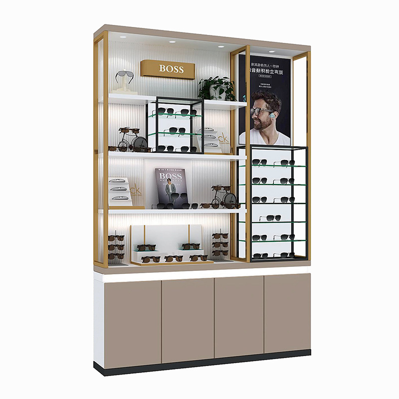 optical showcase or eyewear display cases