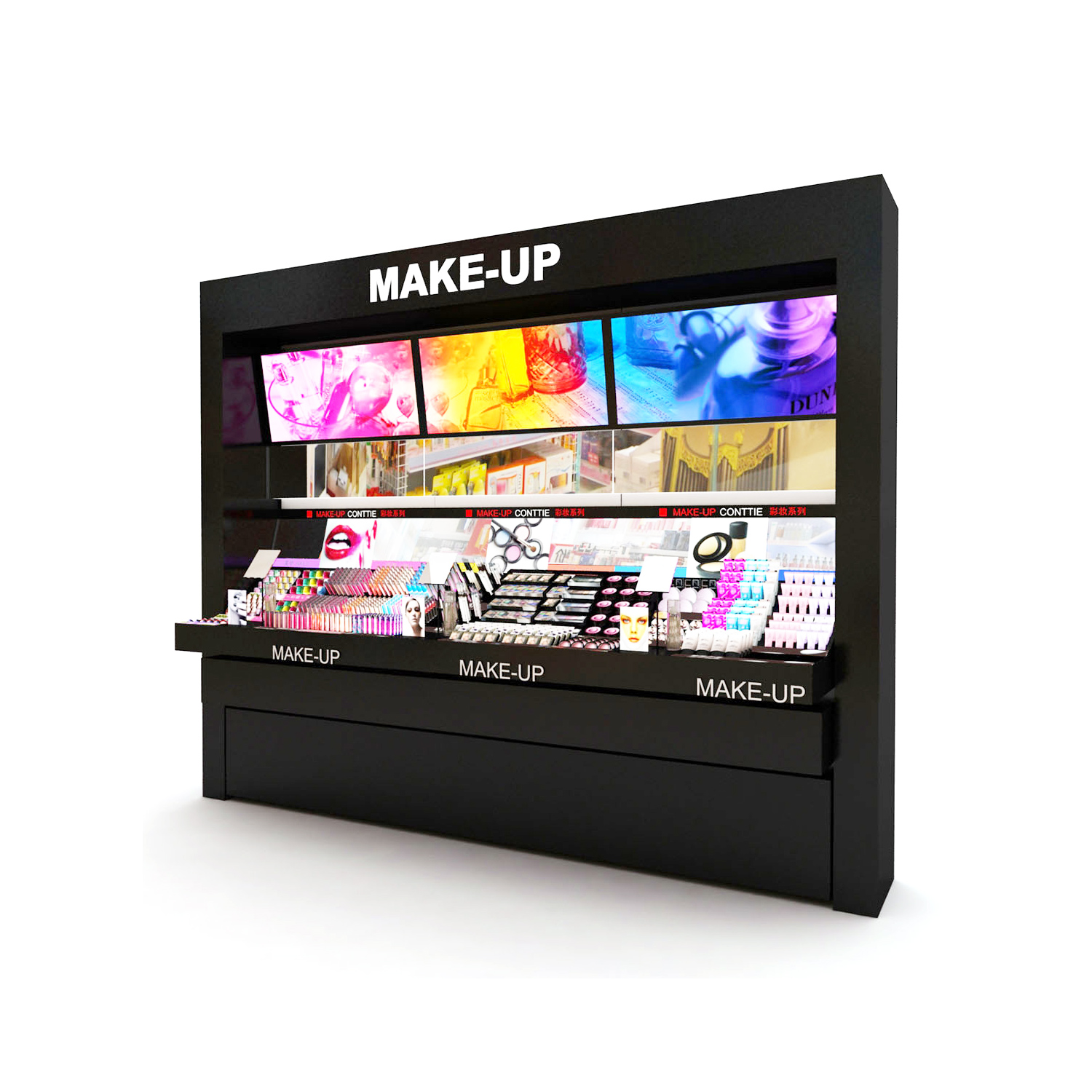Make-up display showcase